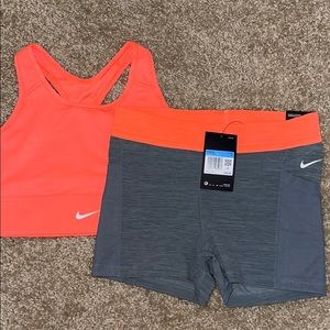 Nike pro dri-fit matching set